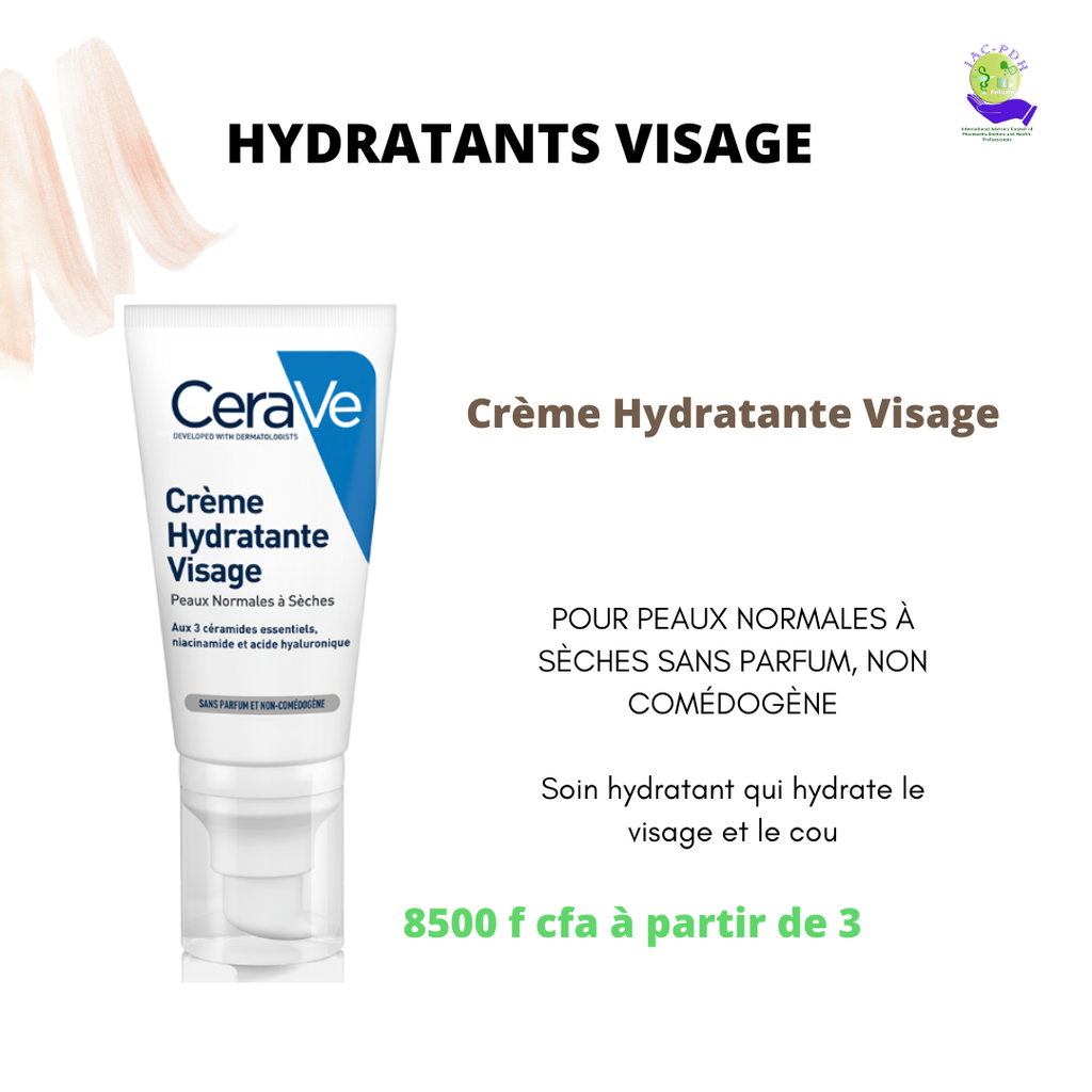 CERAVE CRÈME HYDRATANTE VISAGE